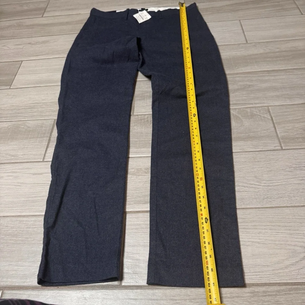 J. Crew‎ Factory Flex Slim Fit Brushed Cotton Blend Chino in Blue 32x32 BK737